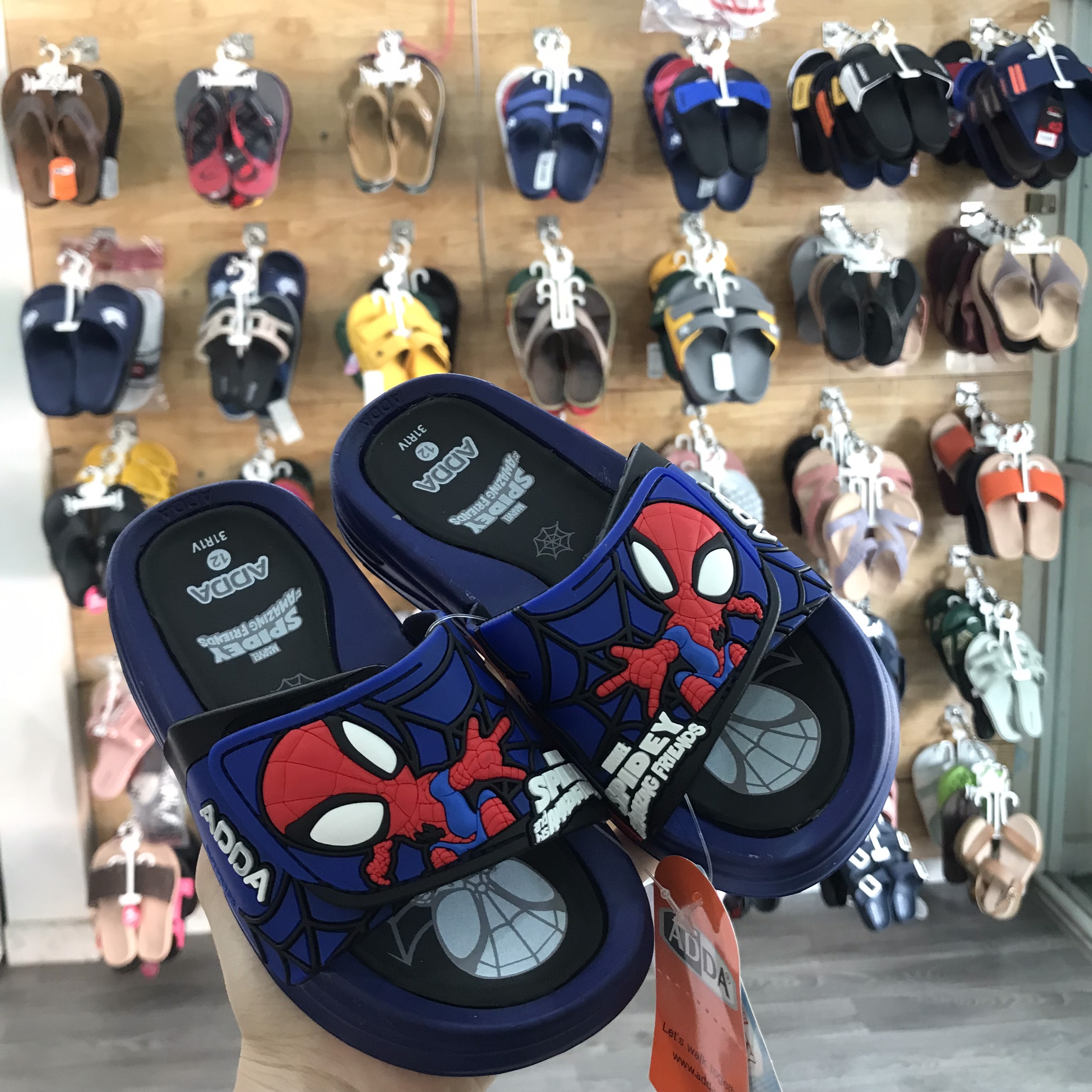Sandals Thailand baby boys Adda Superman Spider 31R1V