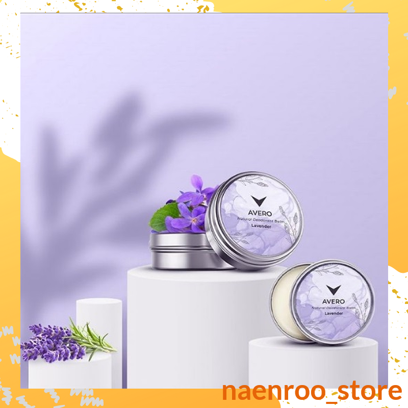 AVERO Solid Natural Deodorant Balm [Deodorant Tanpa Alkohol] Lazada