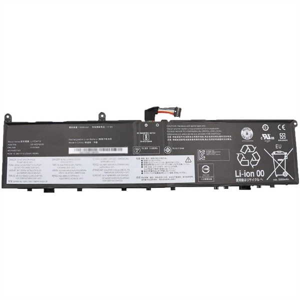 Pin laptop chính hãng lenovo thinkpad p1 x1 extreme l17c4p72 5080mah 17.6v kt 138x69x7 19.32wh 5200 mah