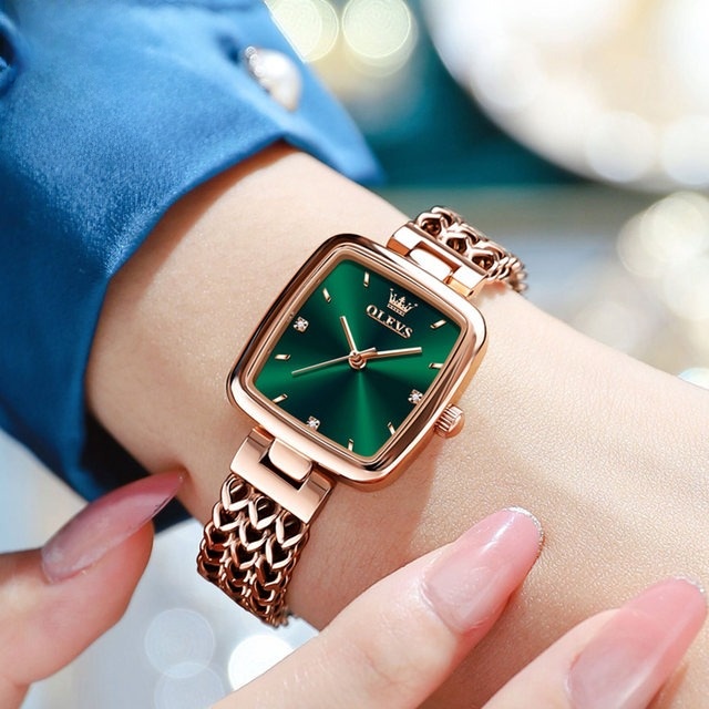 oLWVS LADY Luxury Watch Women Fashion Wristwatch Ladies gold colour &Watches
