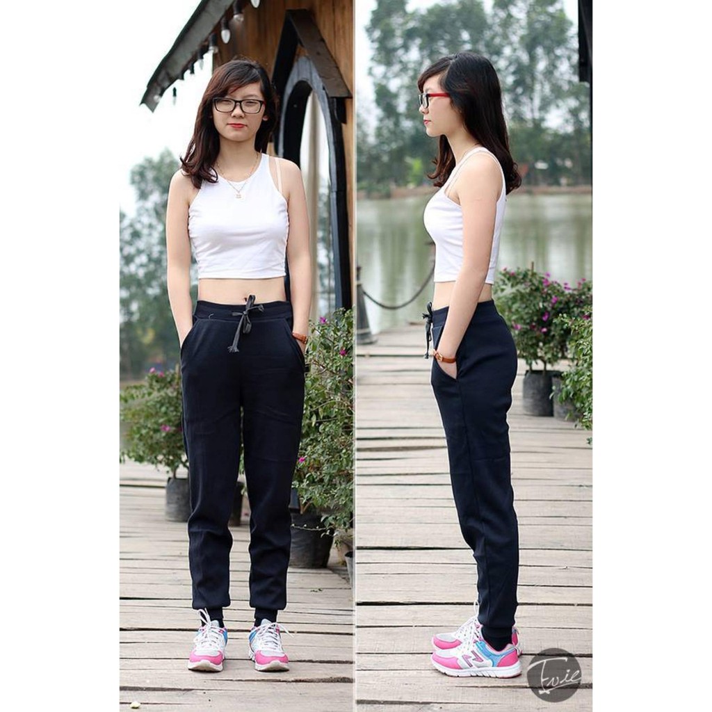 Quần Jogger len gân bassic