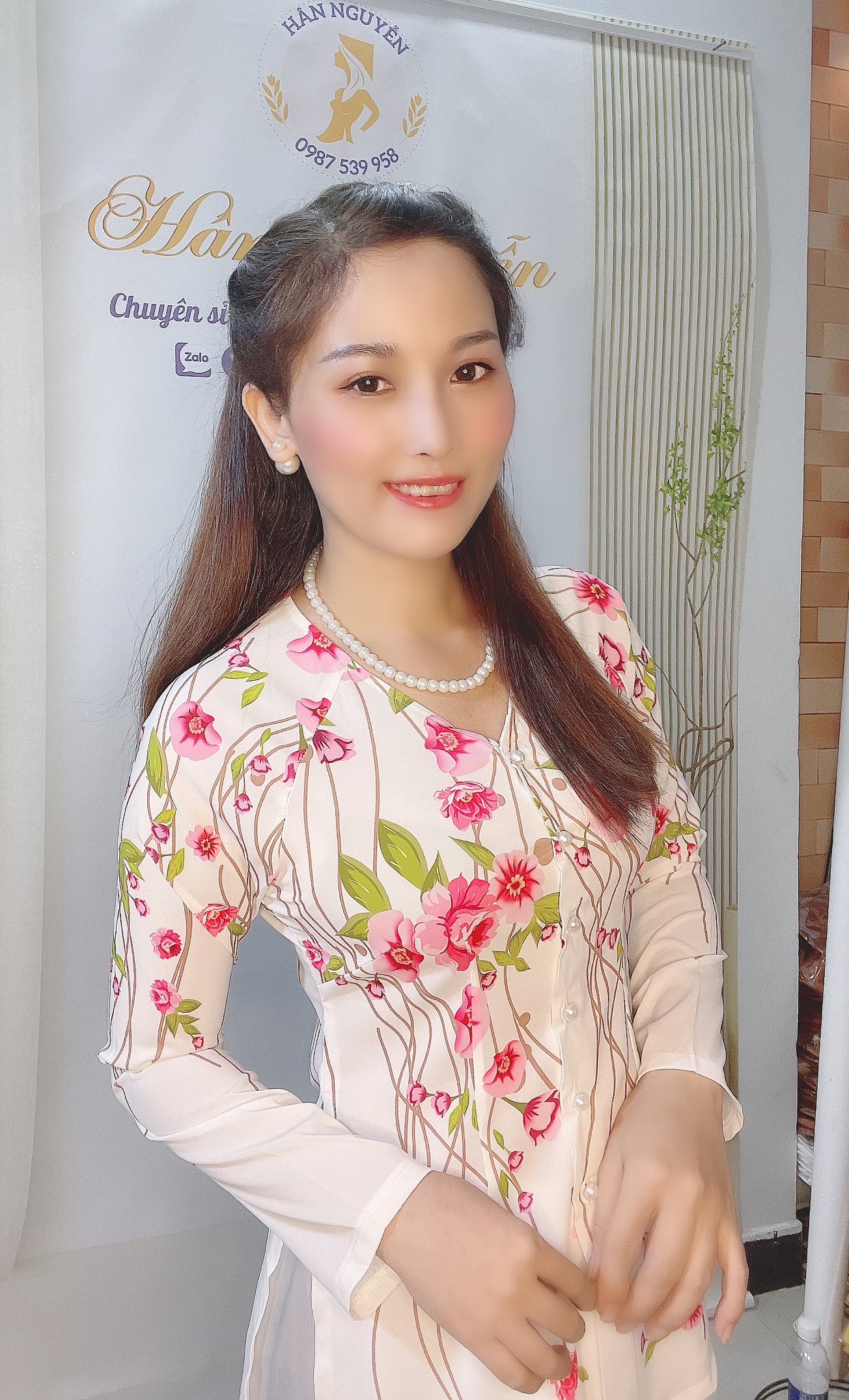 BÀ BA LỤA IN HOA N02( KÈM QUẦN)