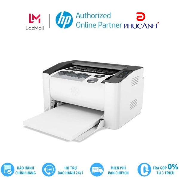Máy in laser đen trắng HP 107W - 4ZB78A