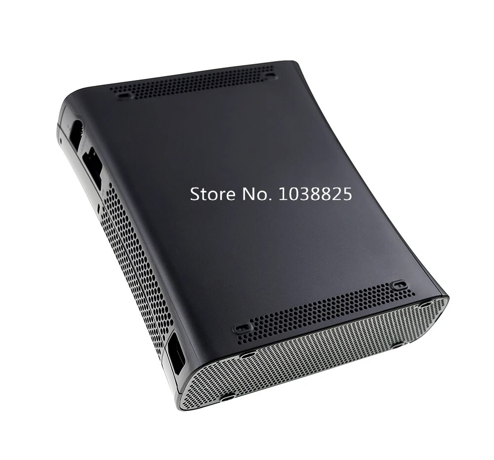 【Free Returns】 Black White Full Set Housing Case with Buttons for Xbox360 Fat Console Protection.