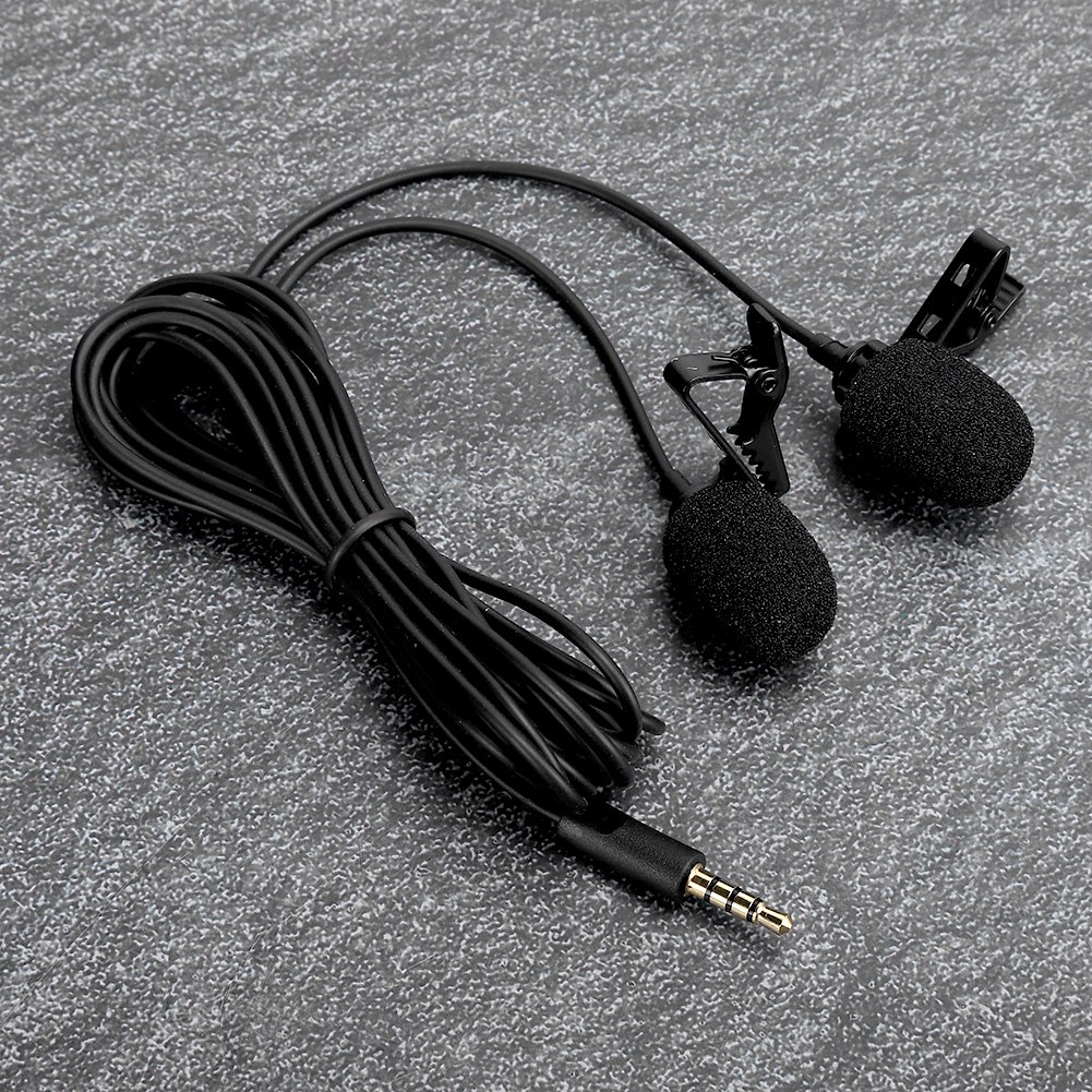 Mini Microphone Lavalier Phone Microphone for Mobile Phone iOS Android Karaoke