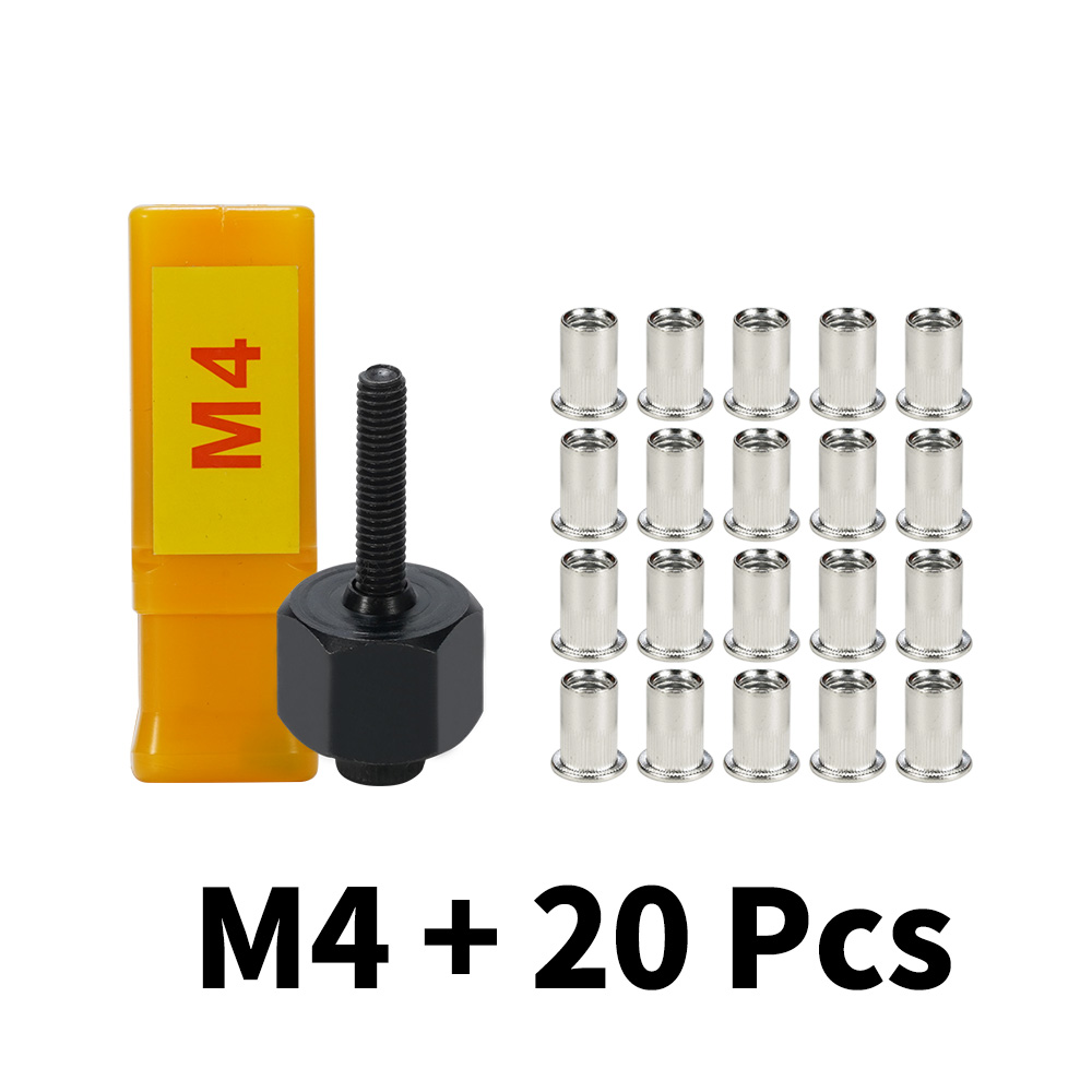 HIFESON Rivnut Tool Head Nuts Manual Riveter Hand Rivet Nut Tool with