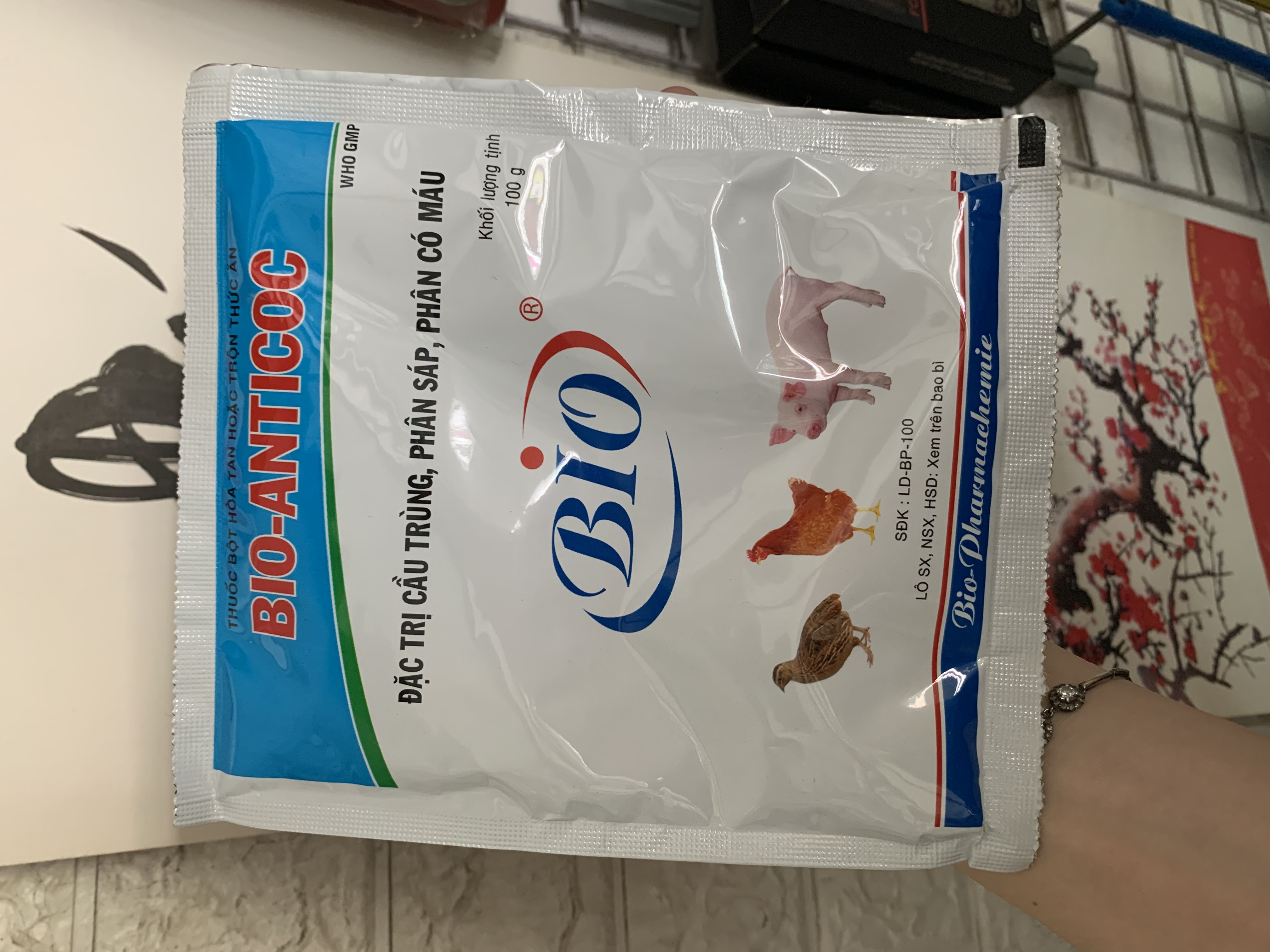Bột hoà tan Bio - ANTICOC 100g