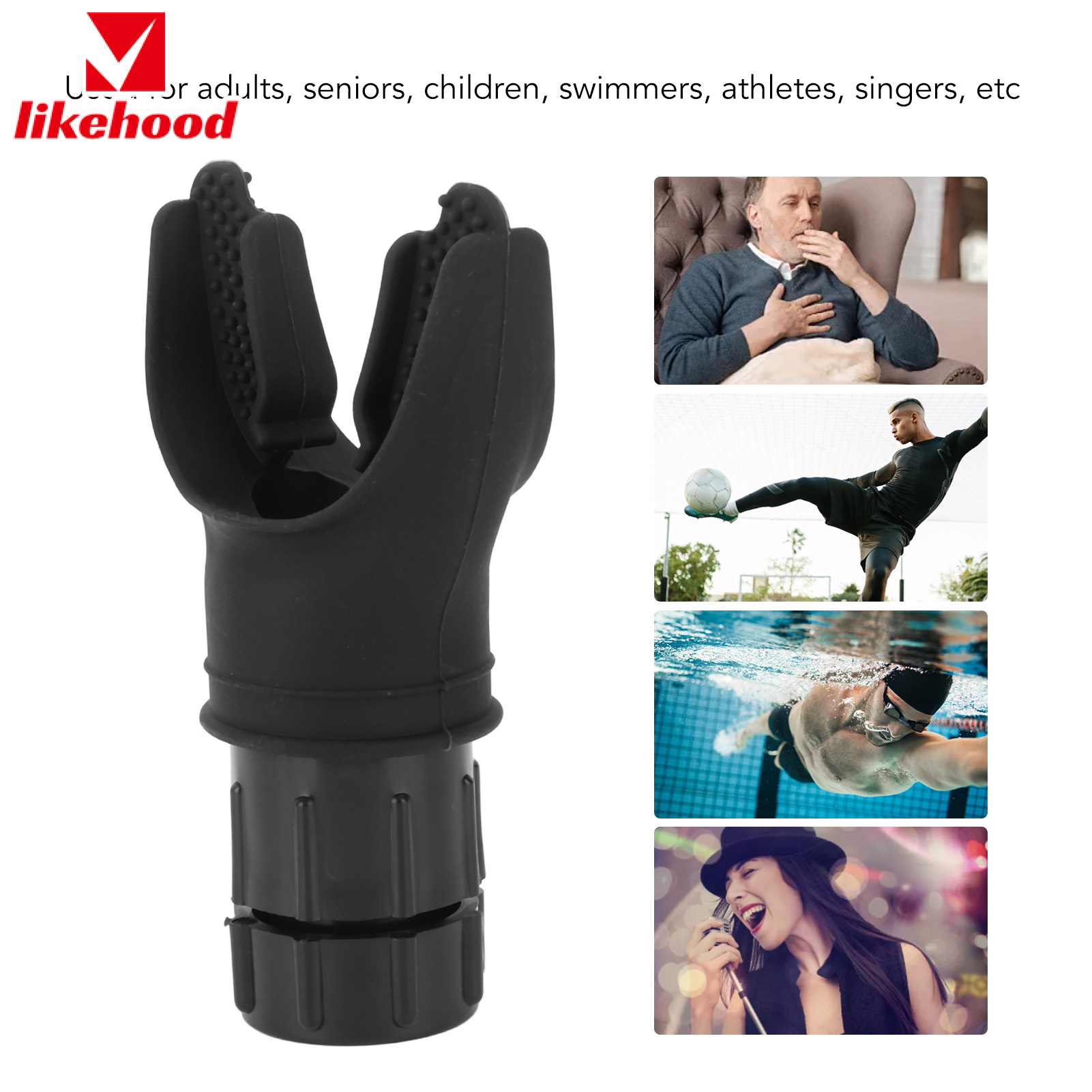 Breathing Exercise Device Adjust Resistance Improve Lung Capacity Handheld Lung Expansion Training Tool