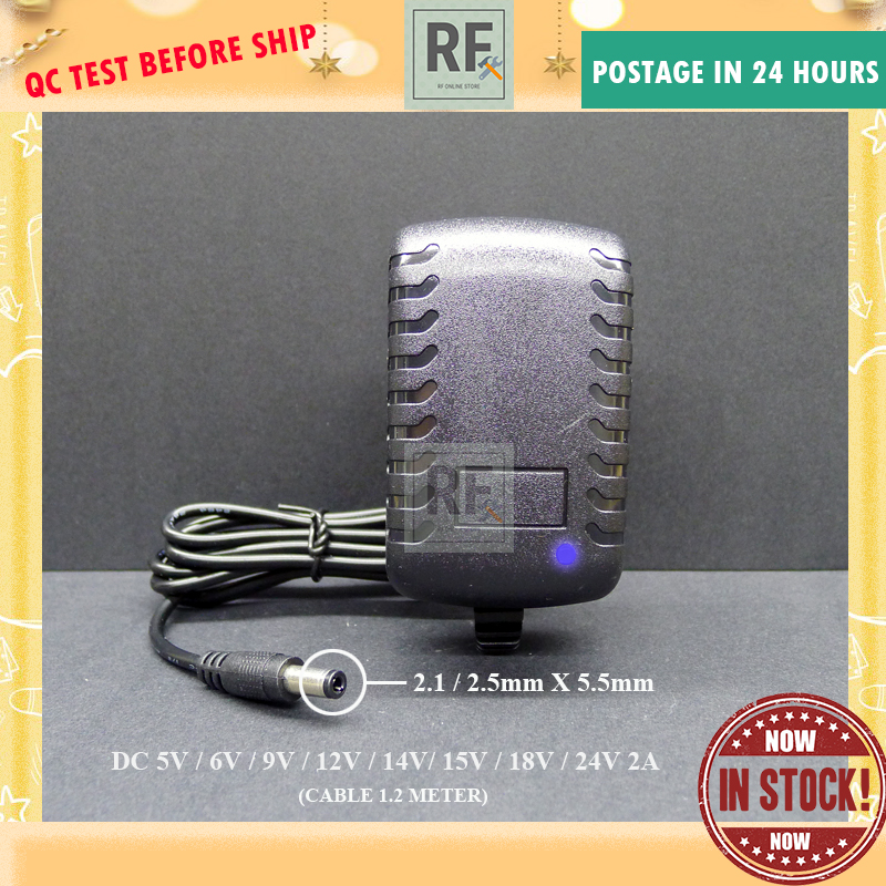 Alimentatore 12V 6W DC - Trasformatore Per Luci LED, CCTV - Adattatore Da Parete