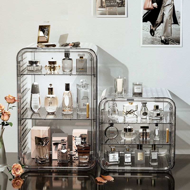 Perfume storage display cabinet transparent acrylic dust-proof storage rack desktop dressing table cosmetics storage box