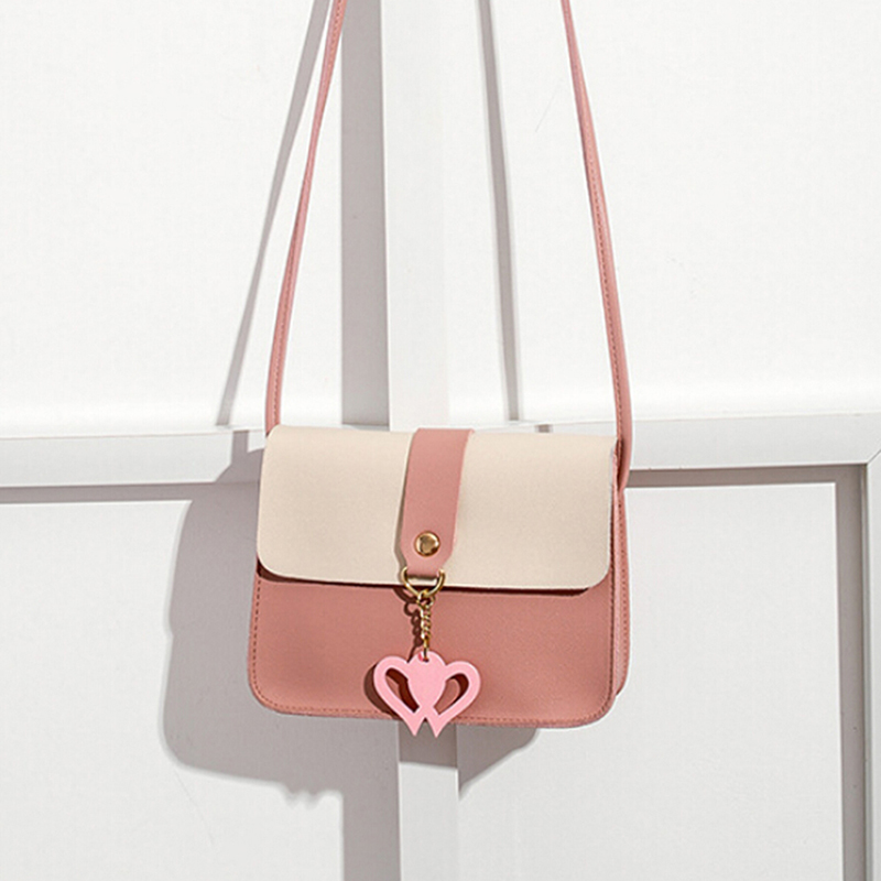 Korean Fashion Women's Cute Heart Sling Bag.
