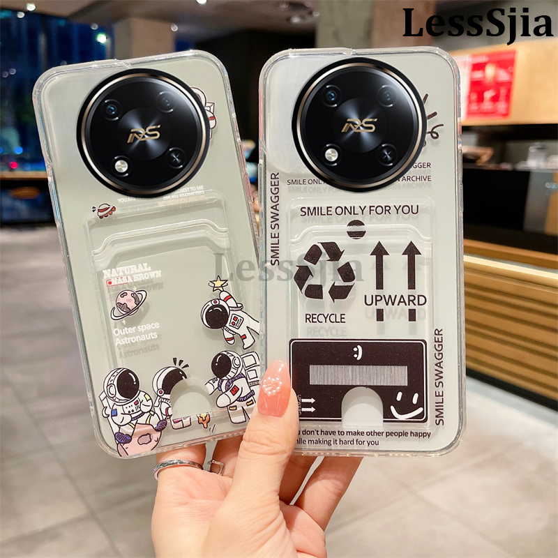 Phone%20Cases%20For%20itel%20RS4%20Back%20Case%20Card%20Holder%20Wallet%20Astronaut%20Arrow%20Transparent%20Case%20For%20itel%20RS4%20Phone%20Casing%20-%20Image%203