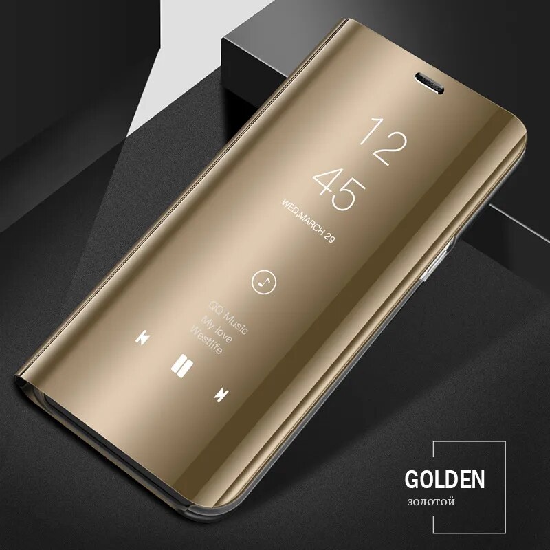 Casing for samsung a04s a04e a04 a03s a03 a02 a02s a01 luxury mirror leather anti drop flip phone case