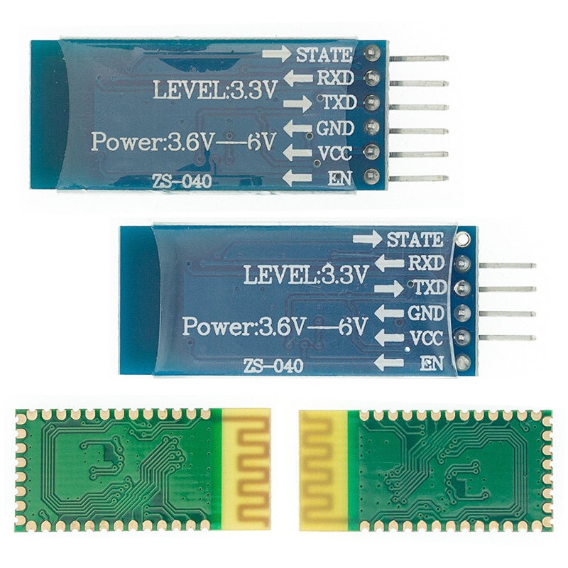 NEW HC-05 HC 05 hc-06 HC 06 RF Wireless Bluetooth Transceiver Slave Module RS232 / TTL to UART Converter and Adapter for Arduino