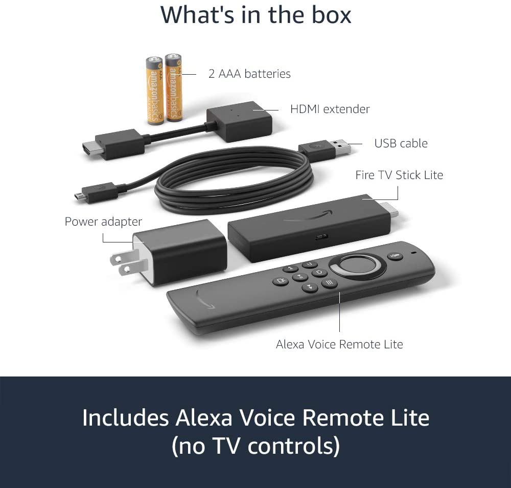 Điều Khiển Thông Minh Fire TV Stick Lite kèm remote