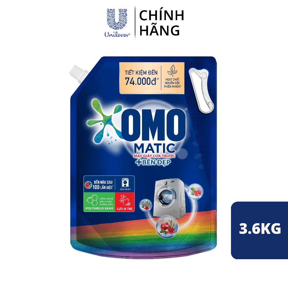 Nước giặt OMO Matic 3,6kg/3.9kg (Túi)