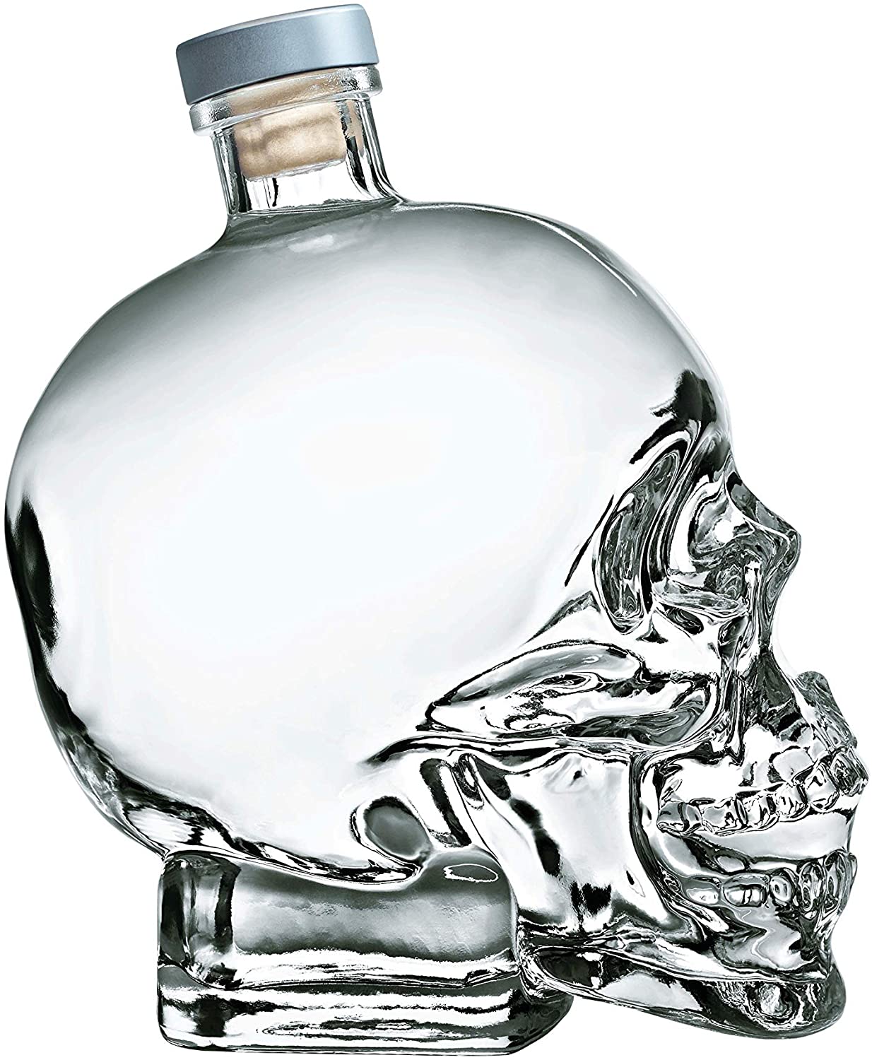 vodka skull glass