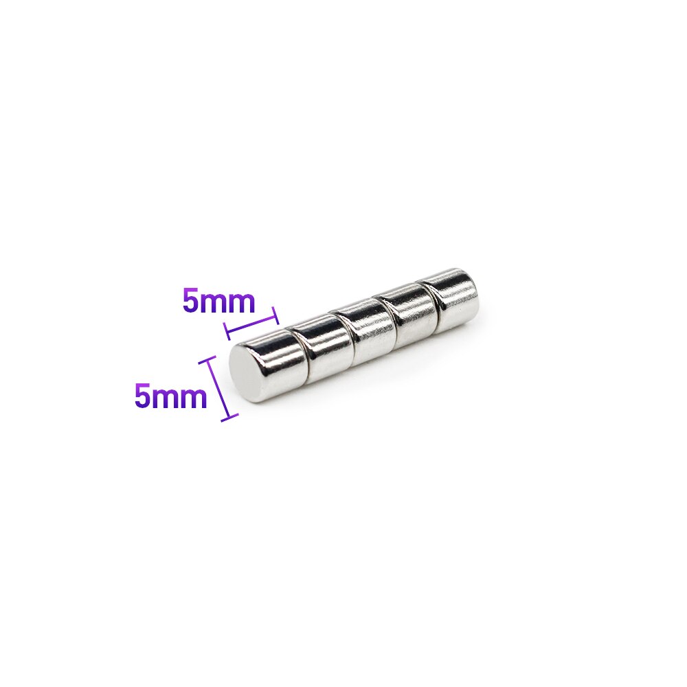 Nam châm viên 5x5mm (50 viên) , từ tính siêu mạnh