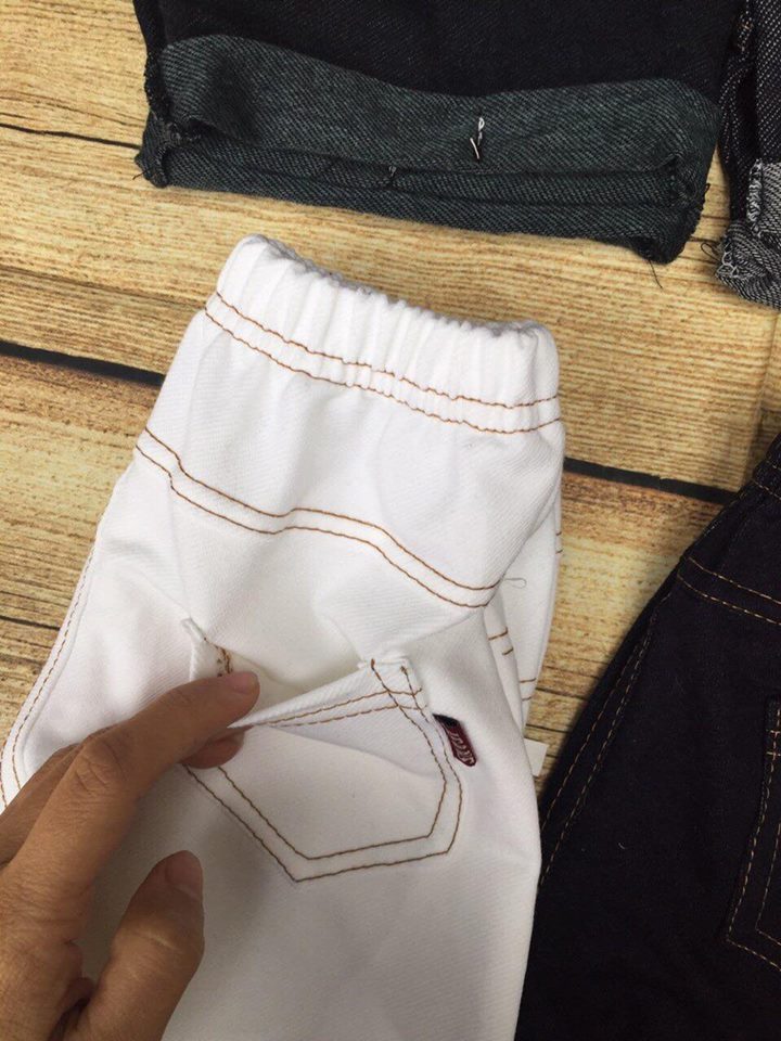 Quần đùi giả jean, quần sóc cho bé đủ size từ 20-30kg