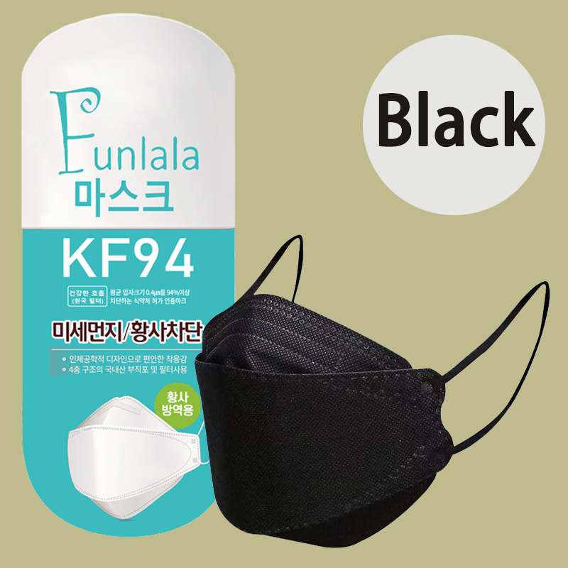 100PCS 4PLY Korean design face mask 100PCS KF94 4ply face mask Earloop