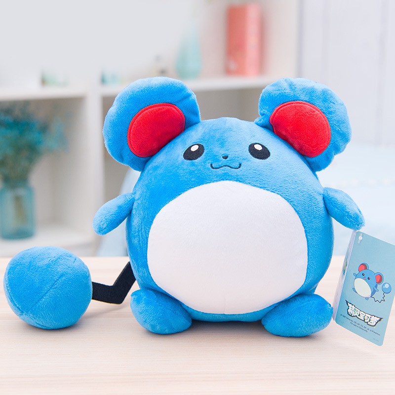 Gấu bông pokemon chuột mập Marilli nhiều cấp độ (15Cm--->25Cm) hàng chính hãng pokemon mới 100% đẹp từng cm