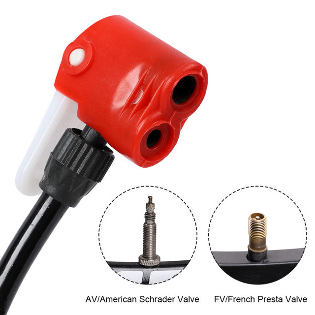 Cycling 22 INCH Tire Inflator Schrader Presta Valve Pump Aluminum Alloy Portable Bicycle Pump Bicycle Air Pump. 
