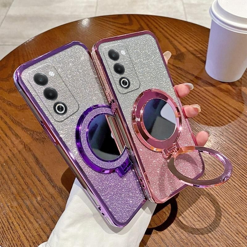 For%20OPPO%20A5%205G%202025%20Case%20with%20Makeup%20Mirror%20Holder%20Stand%20Luxury%20Shiny%20Gradient%20Plating%20Glitter%20Slim%20for%20OPPO%20A5%202025%20Back%20Cover%20-%20Image%203