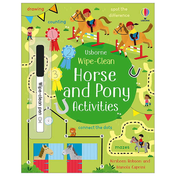 Fahasa - Wipe-Clean Horse And Pony Activities