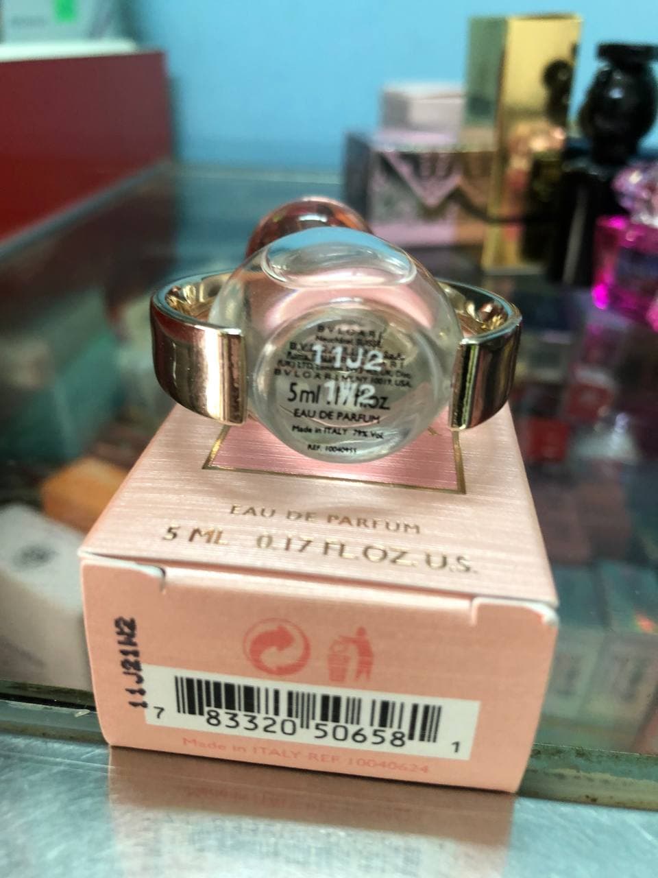 Thơm mini BVLgari rose 5ml