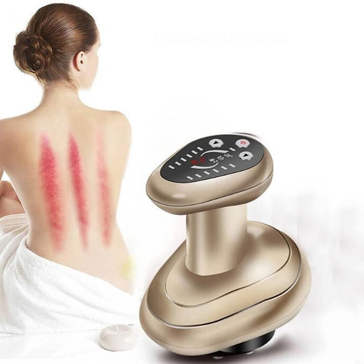 Máy cạo gió giác hơi 6181 loại 1, sản phẩm thích hợp cạo gió,giác hơi toàn thân, cạo gió dọc thăn lưng, châm cứu, massage