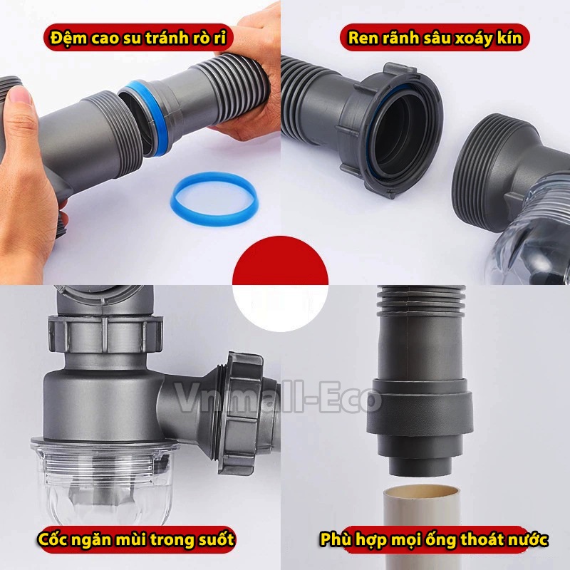 Sink drain clog prevent smell