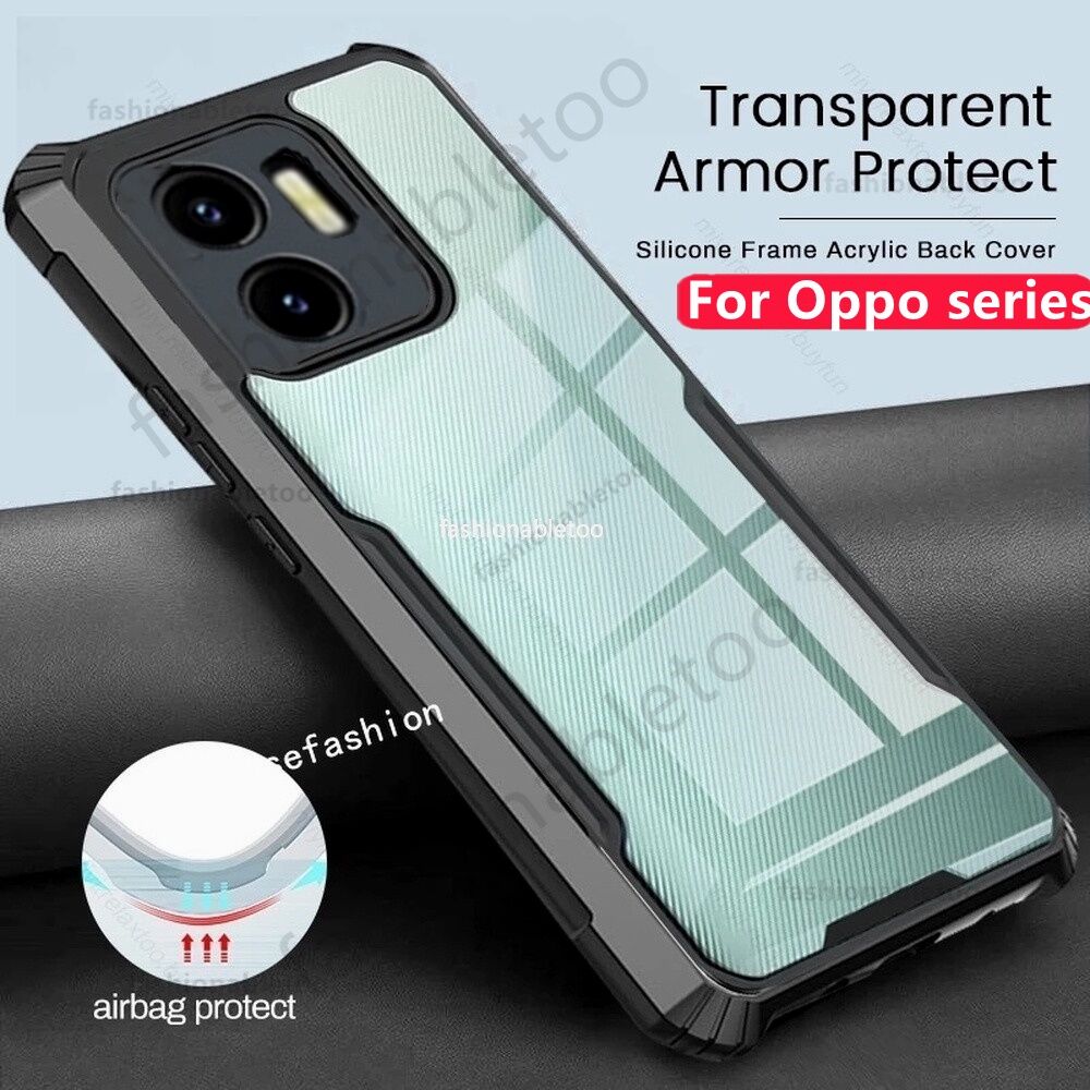 tzmar%20for%20Oppo%20A57%205G%20Silicone%20Transparent%20Phone%20Case%20Acrylic%20Shockproof%20Bumper%20Soft%20TPU%20Back%20Cover%20-%20Image%205