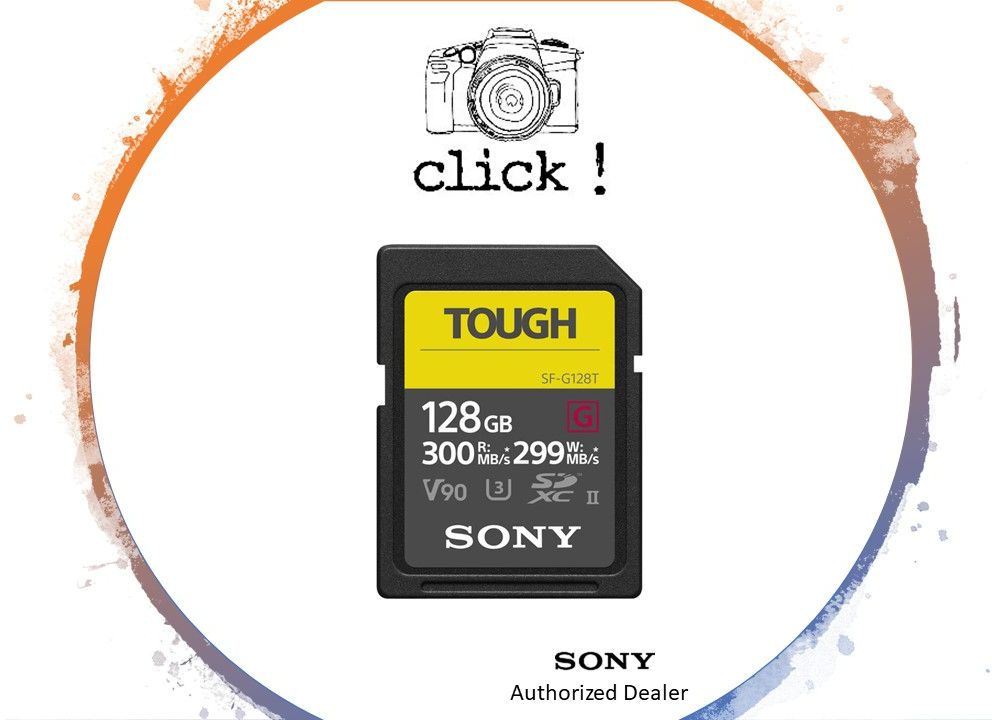 Sony 128GB (SF-G128T) Tough Series UHS-II SDXC Memory Card