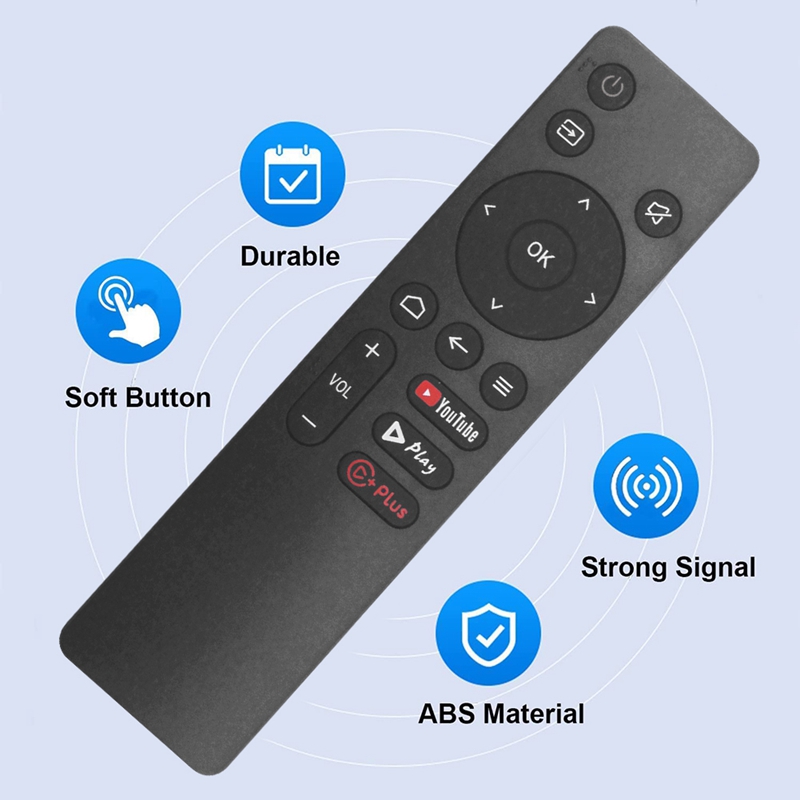 Replace Remote Control Black Remote Control Plastic Remote Control For COOCAA Remote Control