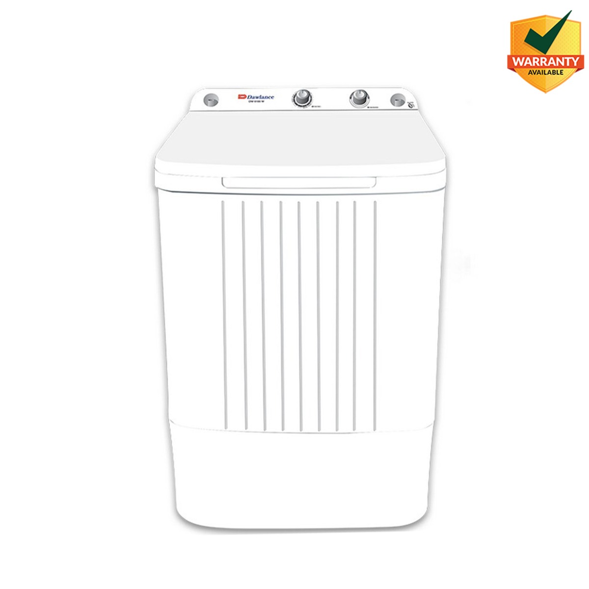 Dawlance washing machine 10KG DW 6100 C Semi automatic White. 