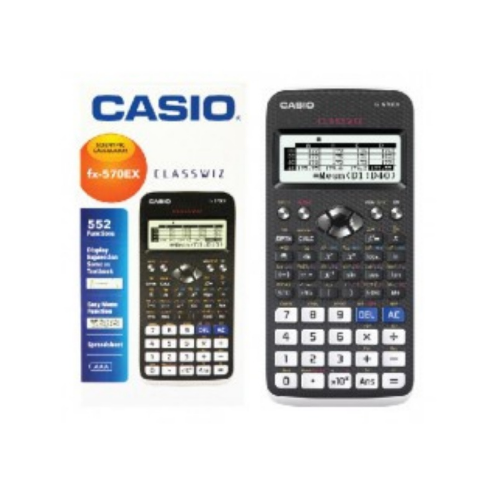 Casio fx-570EX Scientific Calculator 552 Functions Student examination Mini Calculator big