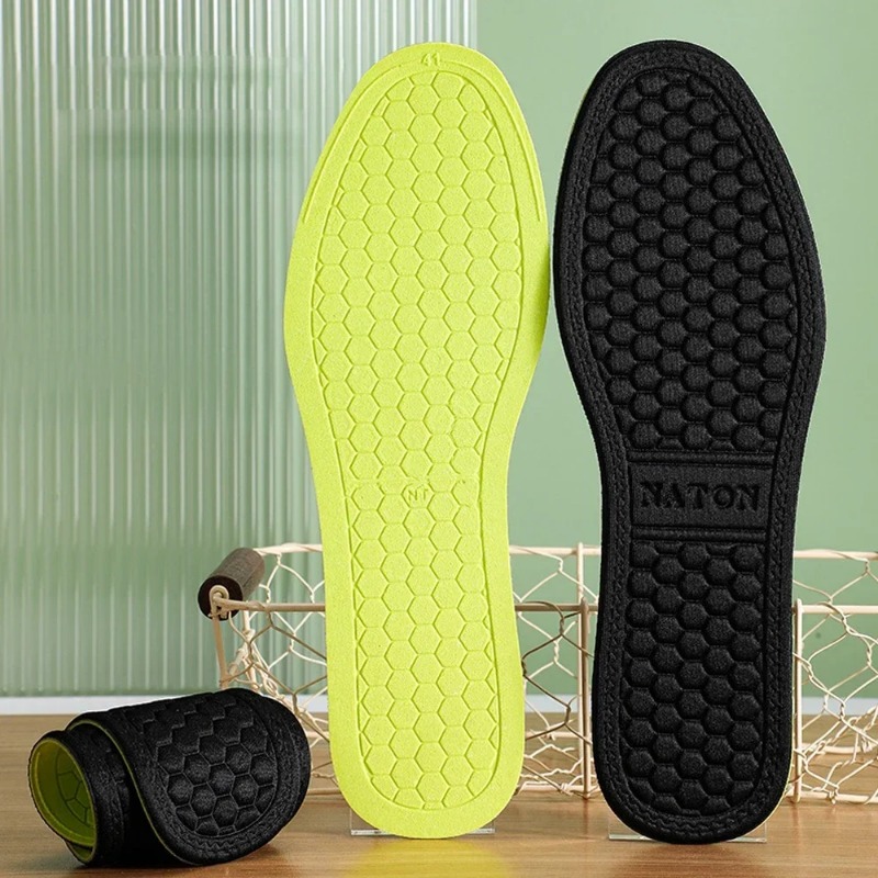1Pair Sports Deodorant Insoles Shoes Soft Comfortable Running Breathable Shock Absorption Insole for Feet Men Women Shoe Sole Pads