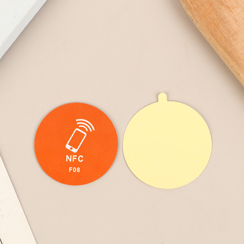 RFID Rewritable Sticker Keytag Anti Metal Interference Label Writable Key Token Tag Card Duplicate.