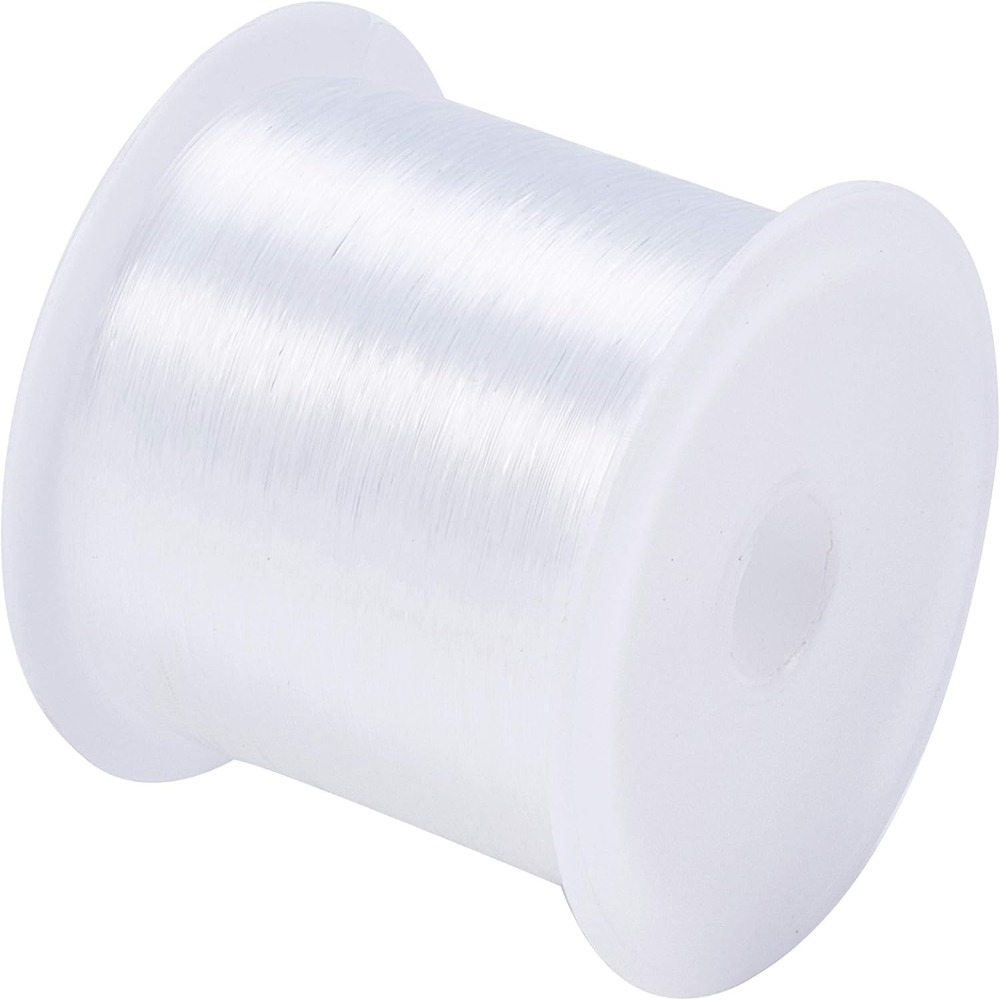 NORORTHY 4Rolls Clear Fishing Line for Crafts Nylon Invisible