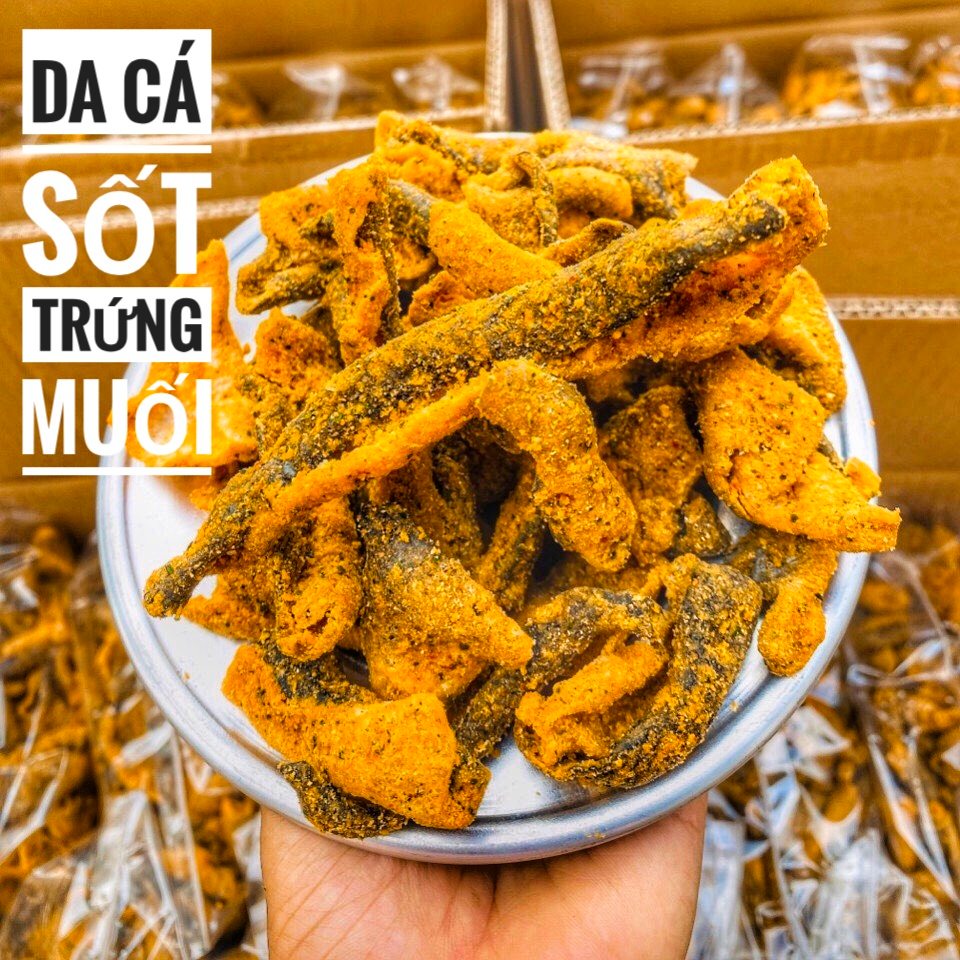 1 Kg Da Cá Trứng Muối Cực Ngon - Đồ ăn vặt
