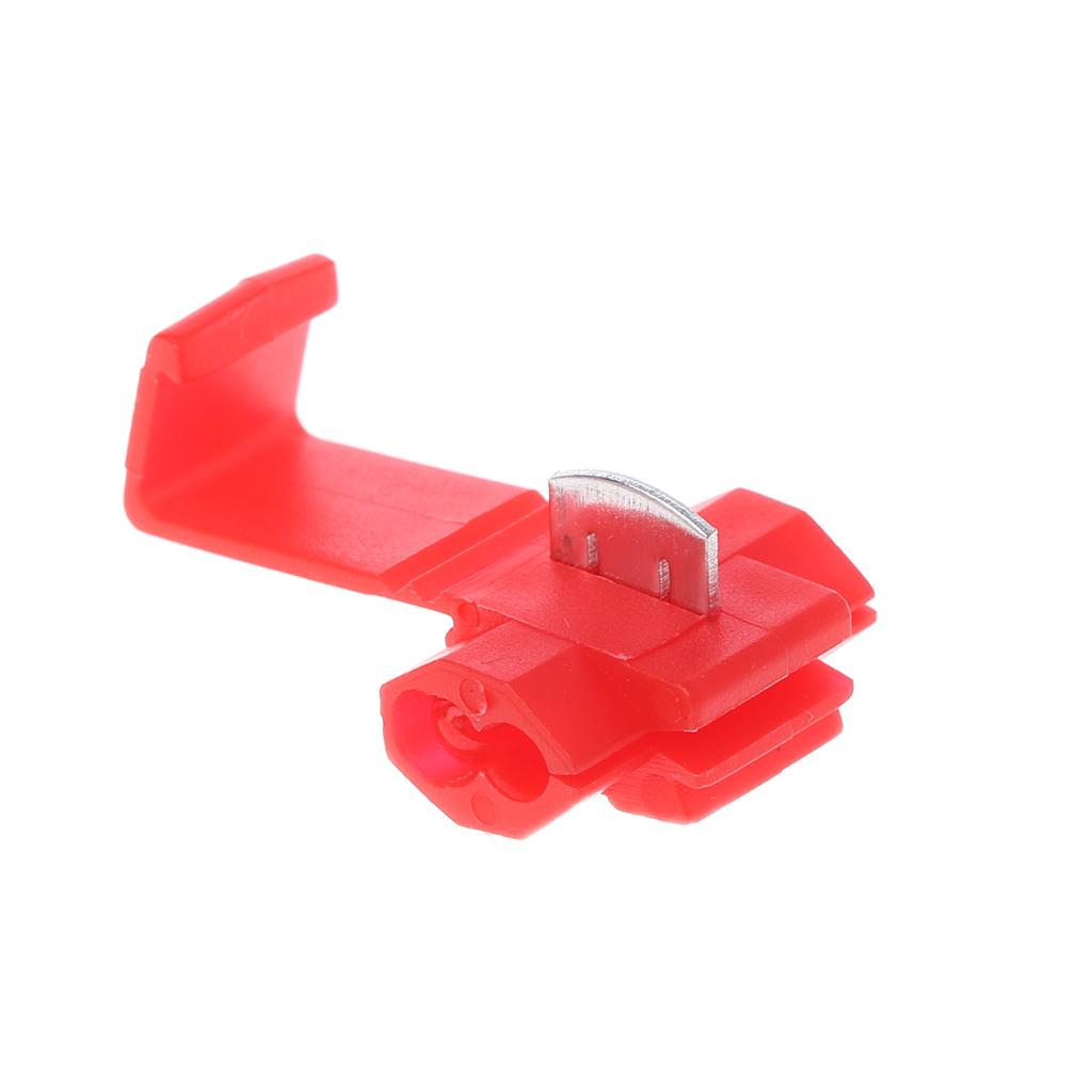 10Pcs Điện Dây cáp Kết Nối 2 Pin Cho T Hình Dạng Dây cáp Thiết Bị Đầu Cuối Clip Nhanh Chóng Splice Clip