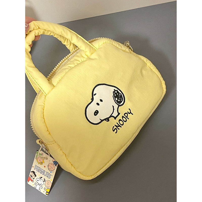 YA ZHOU LONG Toasted crossbody bag Cartoon Tote Custard shoulder bag