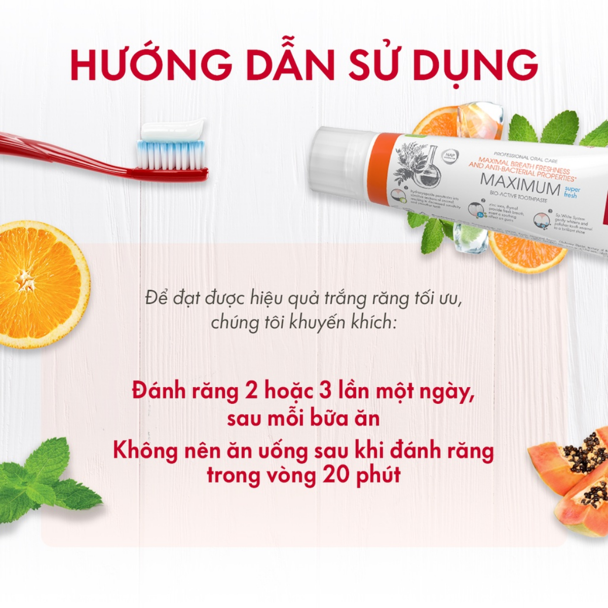 Kem đánh răng thơm miệng trắng răng SPLAT Maximum 100ml