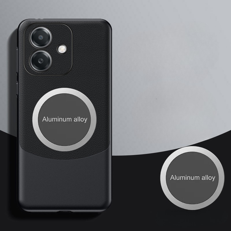 For OPPO A3 / A3X / A3i Phone case 360 Degrees Protection Leather Soft Border Anti-fingerprint Color Blocking Design Car Navigation Holder Ring For OPPO A3 A3X A3i Cover casing HP.