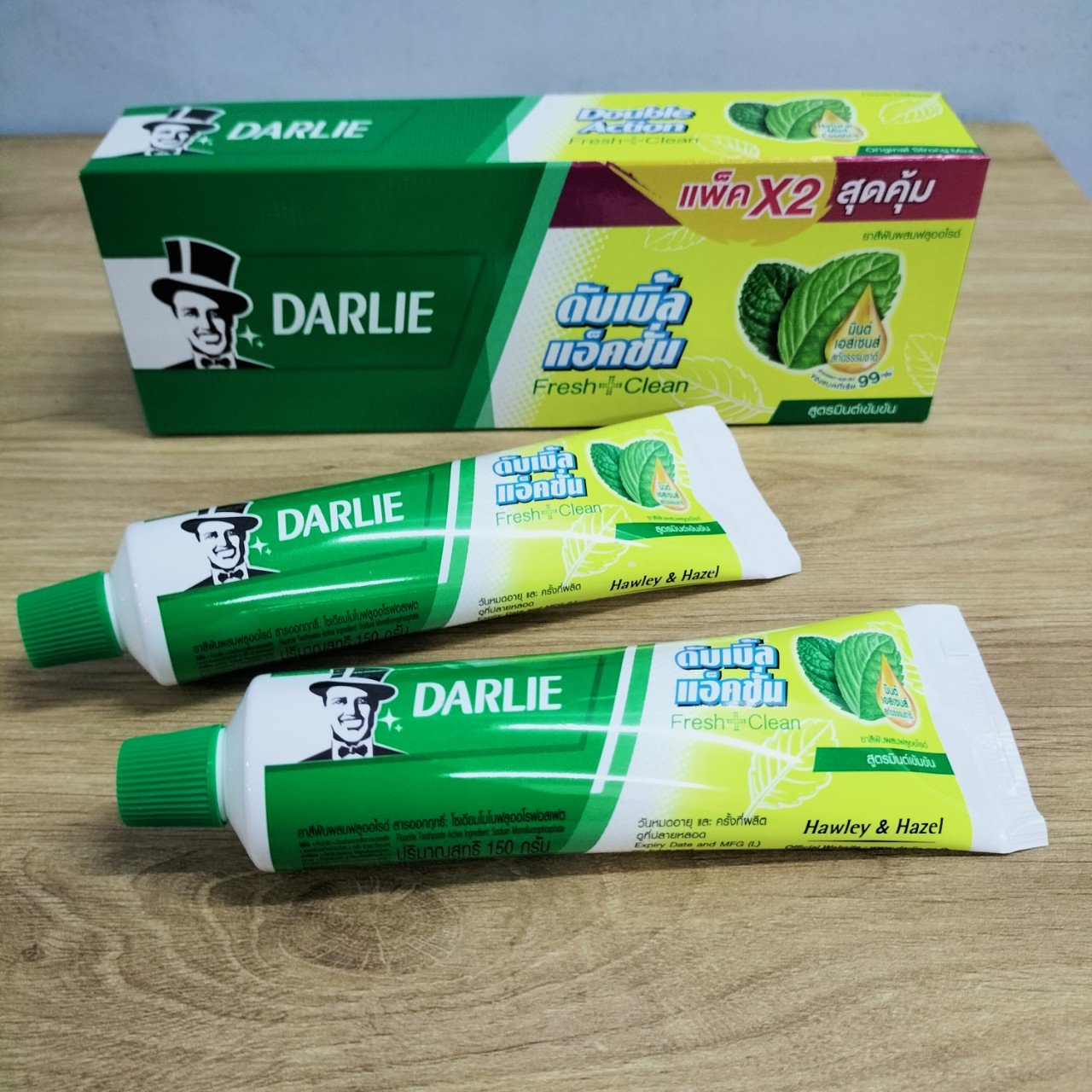 (Hỏa Tốc HCM)Kem Đánh Răng Darlie Thái Lan (Hộp 2 Tuýp) 150gr
