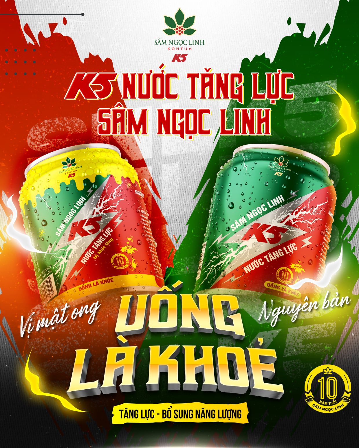 nước sâm tăng lực Ngọc Linh K5
