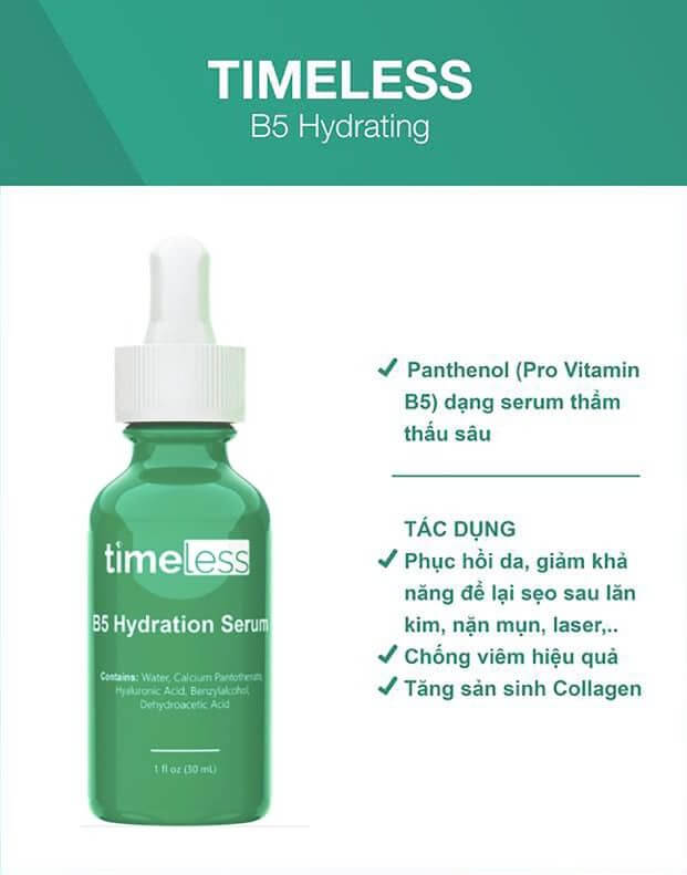 [HCM]Tinh Chất Dưỡng Da Serum Timeless B5 (30ml)