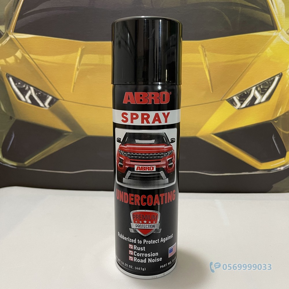 Chai xịt sơn phủ gầm xe ô tô Abro Spray Undercoating (Hàng Mỹ)