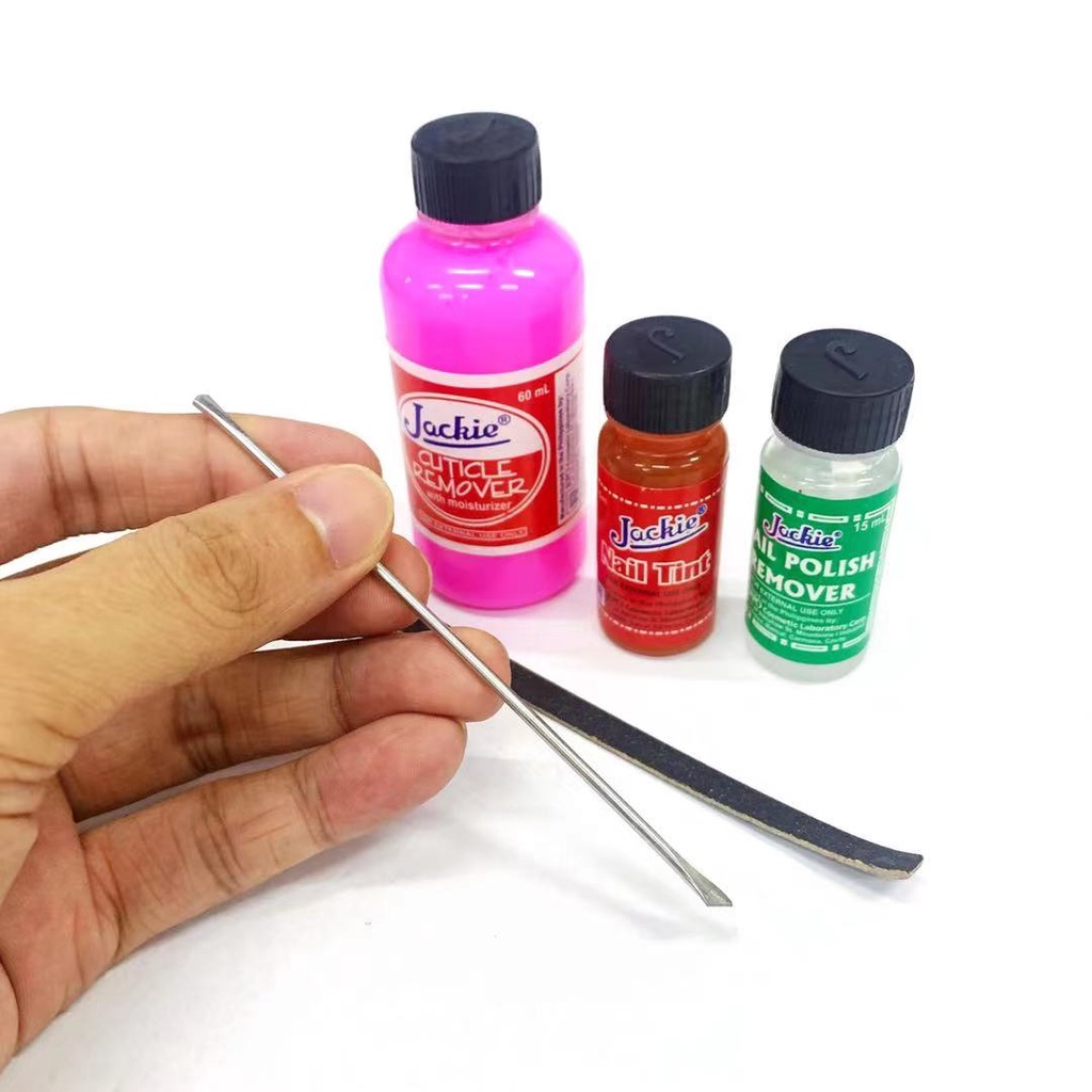 5in1 Nail Manicure Set Acetone Merthiolate Cuticle Remover Lazada PH