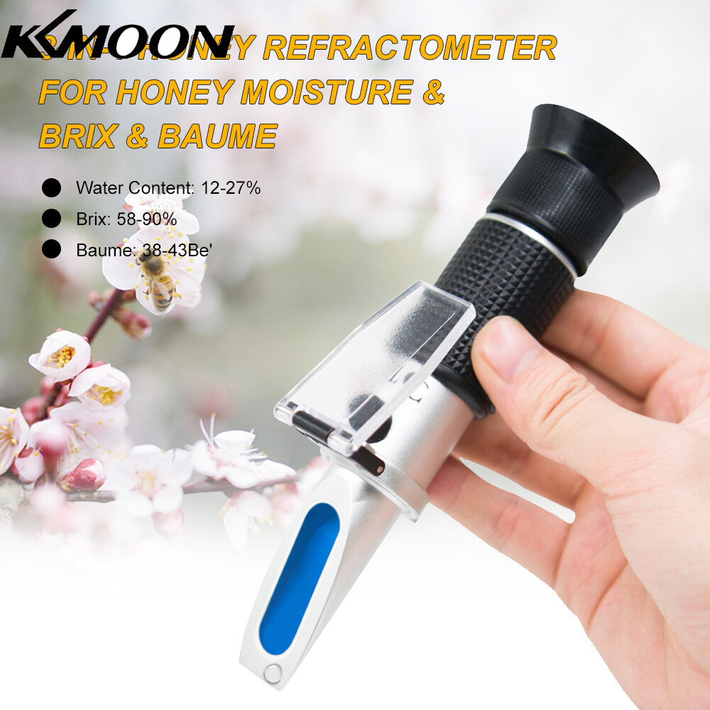 KKmoon 3in1 Handheld Honey Refractometers for Honey Moisture & Brix